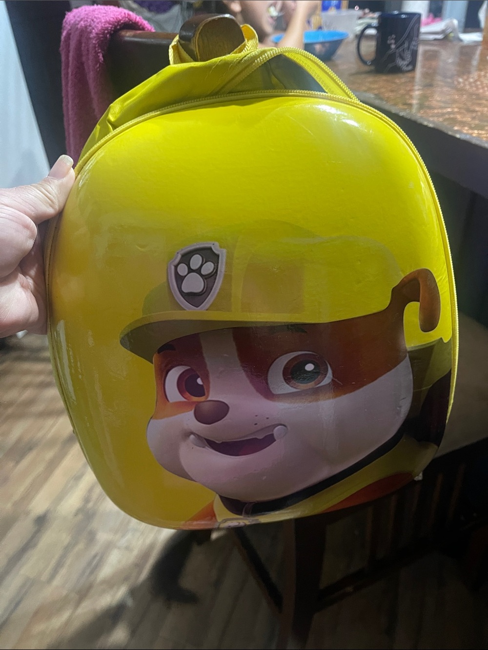 Source Unknown Yellow Kids Character Backpack